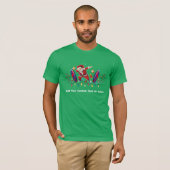 Dabbing Santa Surfing Board Xmas Juli Hawaïaans T-shirt (Voorkant volledig)