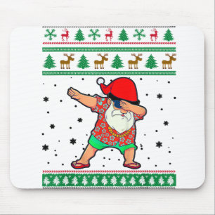 Dabbing Santa, Ugly KerstSummer Tropical Hawa Muismat