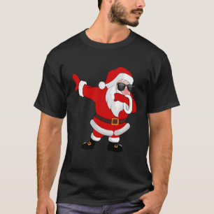 Dabbing Santa with Sunglass Kerstgrappy T-shirt