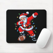 Dabbing Santa Xmas Lights Football Christmas Boys  Muismat (Met muis)