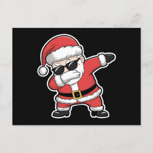 Dabbing Santa Xmas Lights Kinder kerstcadeaus Feestdagenkaart