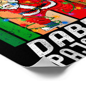 Dabbing Santaclaus All Christmas Night Dab Dance  Poster (Hoek)