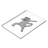 Dabbing Scottish Fold Cat Notitieboek (Linkerzijde)