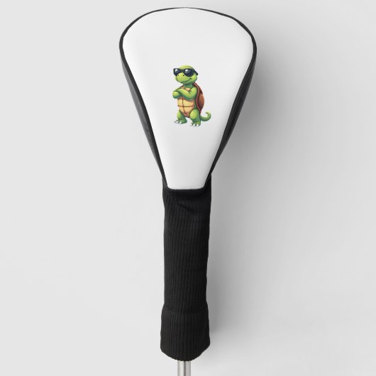 Dabbing Sea Turtle Animal Lover Save The Turtles ( Golfheadcover (Voorkant)