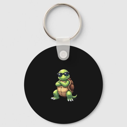 Dabbing Sea Turtle Animal Lover Save The Turtles ( Sleutelhanger (Voorkant)