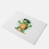 Dabbing Sea Turtle Animal Lover Save The Turtles T Deurmat (Schuin)