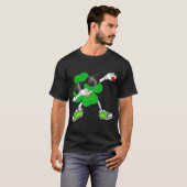 Dabbing Shamrock & Billiard Ball St Patrick's Day T-shirt (Voorkant volledig)