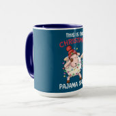 Dabbing Sheep Dit is mijn kerstpajama-programma's Mok (Voorkant links)
