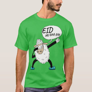 Dabbing Sheep Eid Mubarak-moslims T-shirt