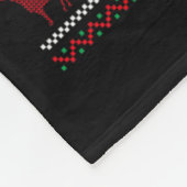 Dabbing Shichon Dog Santa Hat Boys Meisjes Kinder  Fleece Deken (Hoek)