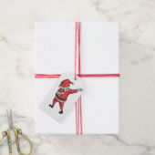 Dabbing Sinterklaas Kerstcadeau Cadeaulabel (Met Touw)