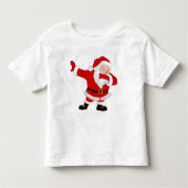 Dabbing Sinterklaas Kerstmis Vakantie Dab Kinder Shirts (Voorkant)