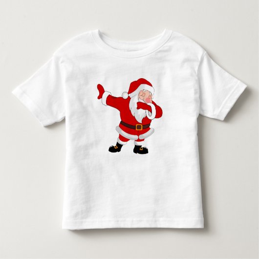 Dabbing Sinterklaas Kerstmis Vakantie Dab Kinder Shirts (Voorkant)