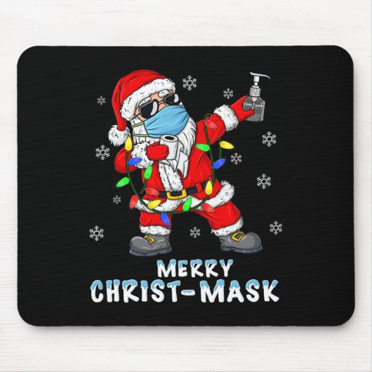 Dabbing Sinterklaas Vrolijk Kerstfeest Xmas Fun Da Muismat (Voorkant)