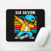 Dabbing Six Seven Bruh 67 Meme 6 7 Numbers Funny B Muismat (Met muis)