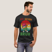 Dabbing Six Seven Bruh Zomer Popsicles 6 7 Meme T-shirt (Voorkant volledig)