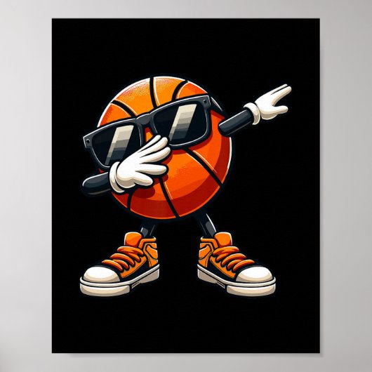 Dabbing Skelet Alleen Zingen Grappig Skelet  Poster (Voorkant)