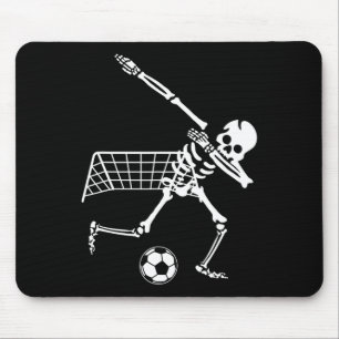 Dabbing Skelet Voetbal Humor Grappig Halloween Cad Muismat
