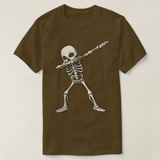 Dabbing Skeleton Dab Skeleton Danskeleton Hal T-shirt (Design voorkant)