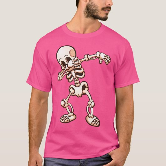 Dabbing Skeleton Funny Dab Hip Hop Dance Gift SH T-shirt (Voorkant)