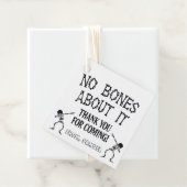 Dabbing Skeleton Halloween Birthday Dank je Bedankjes Labels (In situ)