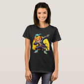 Dabbing Skeleton Headless Pumpkin Dab Dance Boys H T-shirt (Voorkant volledig)