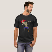 Dabbing Skeleton Pirate Costume Pirate T-shirt (Voorkant volledig)