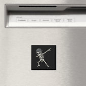 Dabbing Skeleton Pirate Halloween Kinderen Jolly R Magneet (Insitu (Vaatwasser))