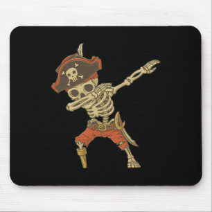 Dabbing Skeleton Pirate Halloween Kinderen Jolly R Muismat