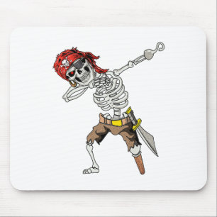Dabbing Skeleton Pirate Halloween Kinderen Jolly R Muismat