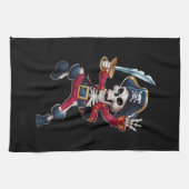 Dabbing Skeleton Pirate Halloween Kinderen Jolly R Theedoek (Horizontaal)
