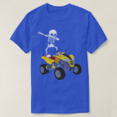 Dabbing Skeleton Quad Bike Rider Dab Skeleton Bike T-shirt (Design voorkant)