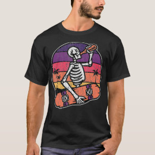 Dabbing Skeleton Skateboarden Skeletons Gi T-shirt