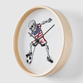 Dabbing Skeleton Soccer Halloween Verenigde Staten (Hoek)