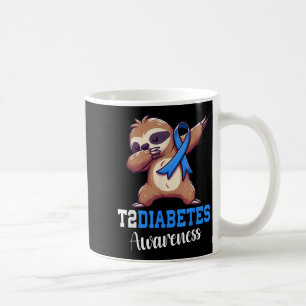 Dabbing Sloth Diabetes Awareness Type 2 Diabetes B Koffiemok