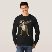 Dabbing Sloth Funny Lazy Sloth Dab T-shirt (Voorkant volledig)