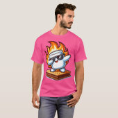 Dabbing Smore Marshmallow Cute Dab Dance Camping C T-shirt (Voorkant volledig)