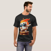 Dabbing Smore Marshmallow Cute Dab Dance Camping C T-shirt (Voorkant volledig)