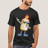 Dabbing Smores Marshmallow Dab Dance Camping T-shirt (Voorkant)