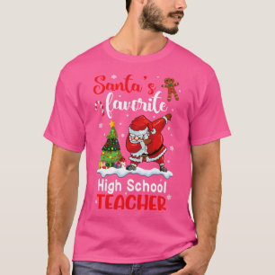 Dabbing Sneeuw Cadeaus Santas Favoriete middelbare T-shirt