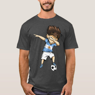 Dabbing Soccer Argentina Jersey - Argentijnse Foo T-shirt
