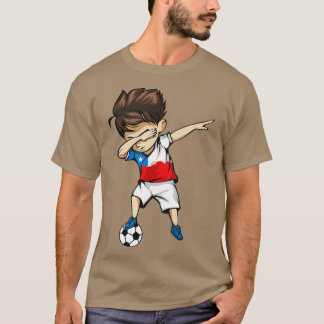 Dabbing Soccer Boy Chili Jersey - Chileense voetba T-shirt