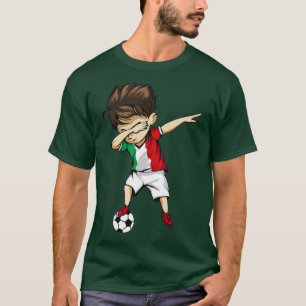 Dabbing Soccer Boy Italy Jersey - Italiaans voetba T-shirt