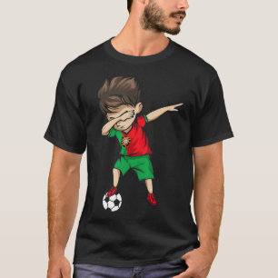 Dabbing Soccer Boy Portugal Jersey Portugal T-shirt