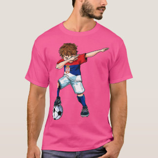 Dabbing Soccer Boy Servië - Servisch Football Gift T-shirt