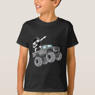 Dabbing Solar Eclipse Monster Truck Fun Boys Kinde T-shirt