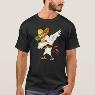 Dabbing Sombrero Poncho Kip Mexicaans Dab Cinco T-shirt