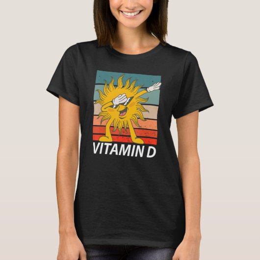 Dabbing Sun Vitamine D T-shirt (Voorkant)