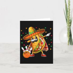 Dabbing Taco Bowling Spelen Cinco De Mayo Speler  Kaart