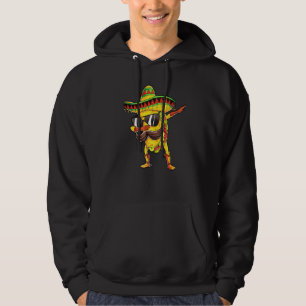 Dabbing Taco Cinco De Mayo boys Mannen Mexicaans v Hoodie